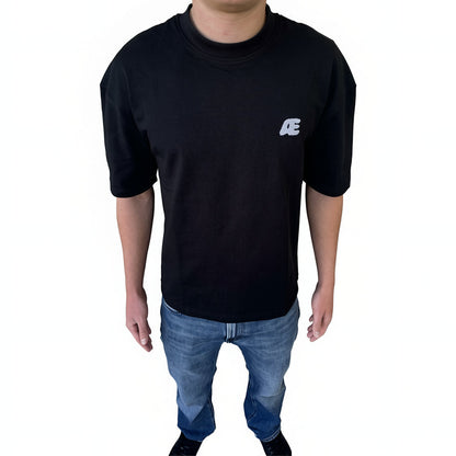 AELTO T-SHIRT 097 (Black with colours)